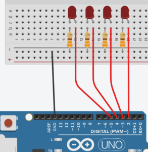 El Coche Fantástico con Arduino - Para Arduino