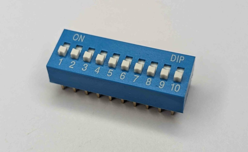 dip switch de 10 posiciones